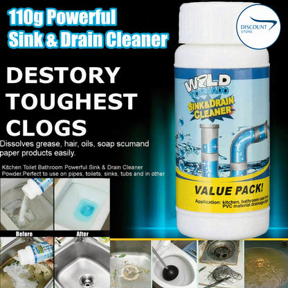 Powerful Drain & Sink Cleaner (Buy 1 Get 1 Free)